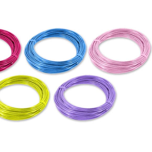 🆕 NEW 1 pack of 5 pcs Craft Beading Wires - Fils pour bijoux artisanat - Picture 4 of 5